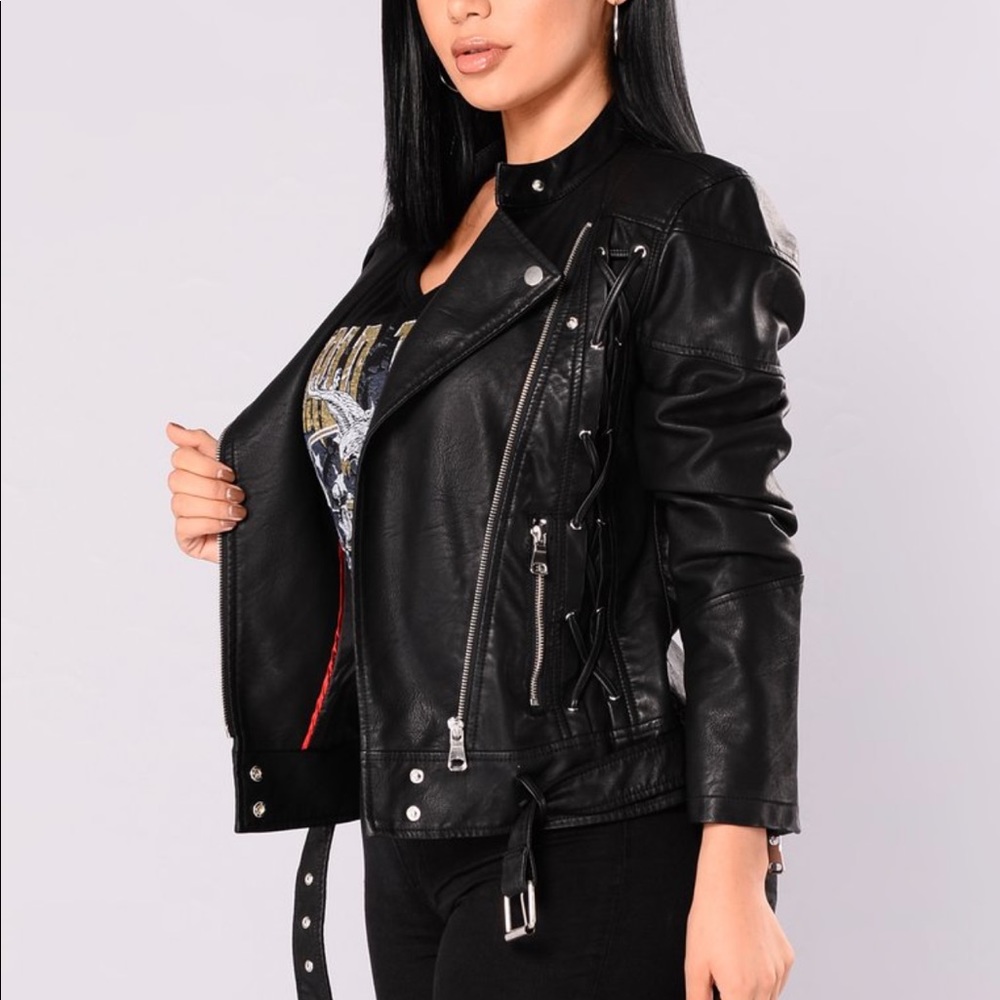 NWT French Mole Moto Jacket - Black